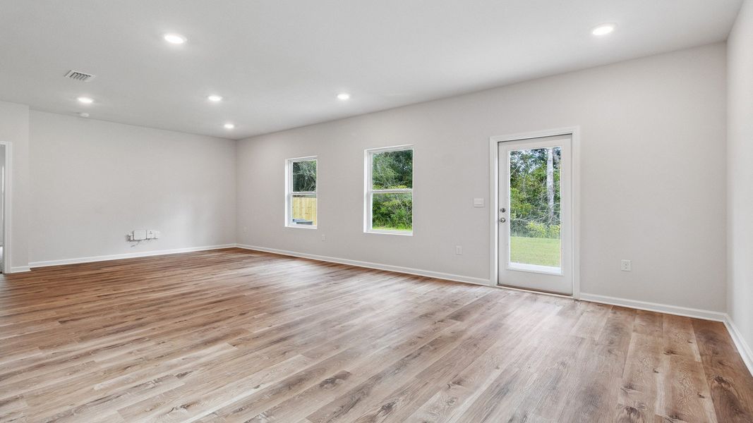 Representative unfurnished interior of a home built from the The Walker by D.R. Horton in Olson Ridge, Tallahassee (Image 22).