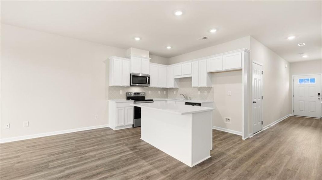 Furnished interior view inside a new home in The Gables at Agricultural Village, Perry (Image 9).