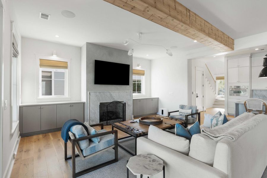 Furnished interior view inside a new home in , Isle Of Palms (Image 34).