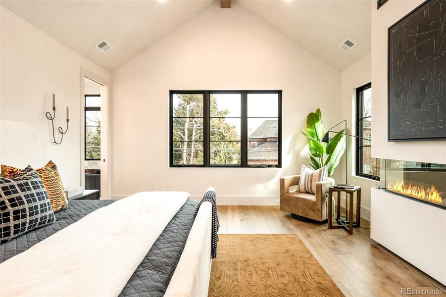 Furnished interior view inside a new home in , Denver (Image 30).