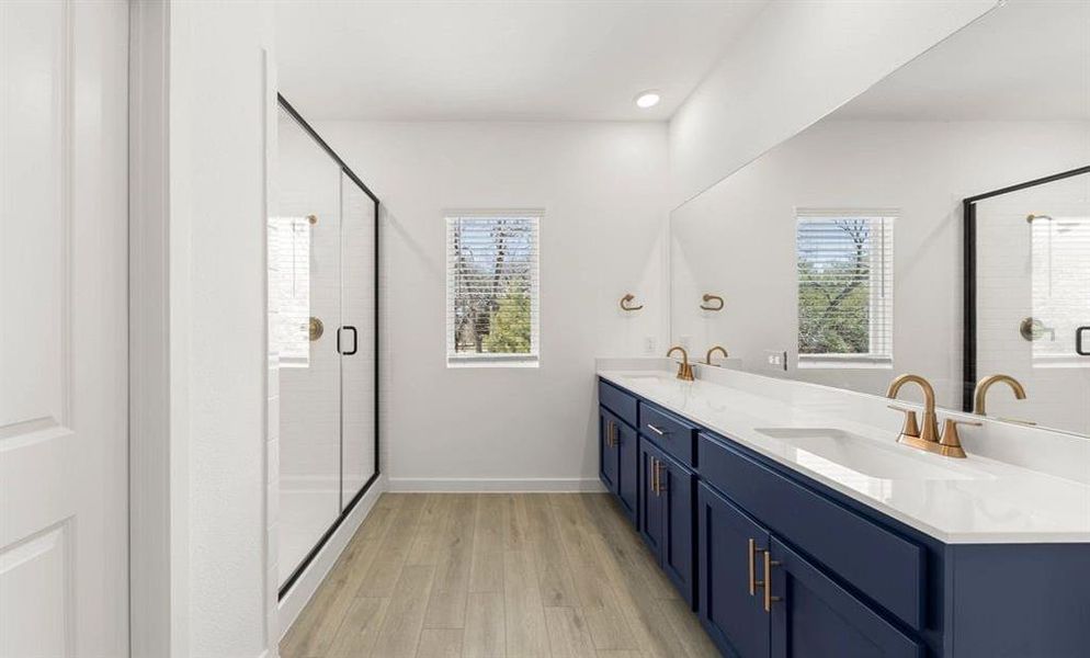 Primary Bathroom Representative Photo featuring the Sapphire Collection Primary Bathroom Representative Photo featuring the Sapphire Collection