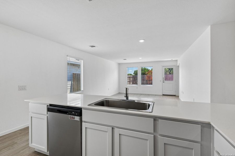 Furnished interior view inside a new home in Valle Sol, Von Ormy (Image 11).