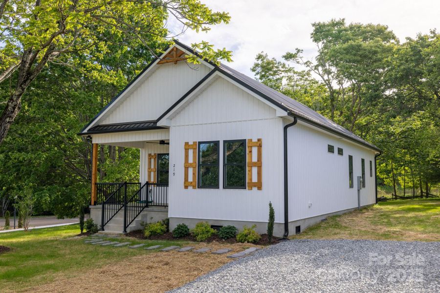 Front exterior of a new home in , Sparta, NC, highlighting curb appeal (Image 22).