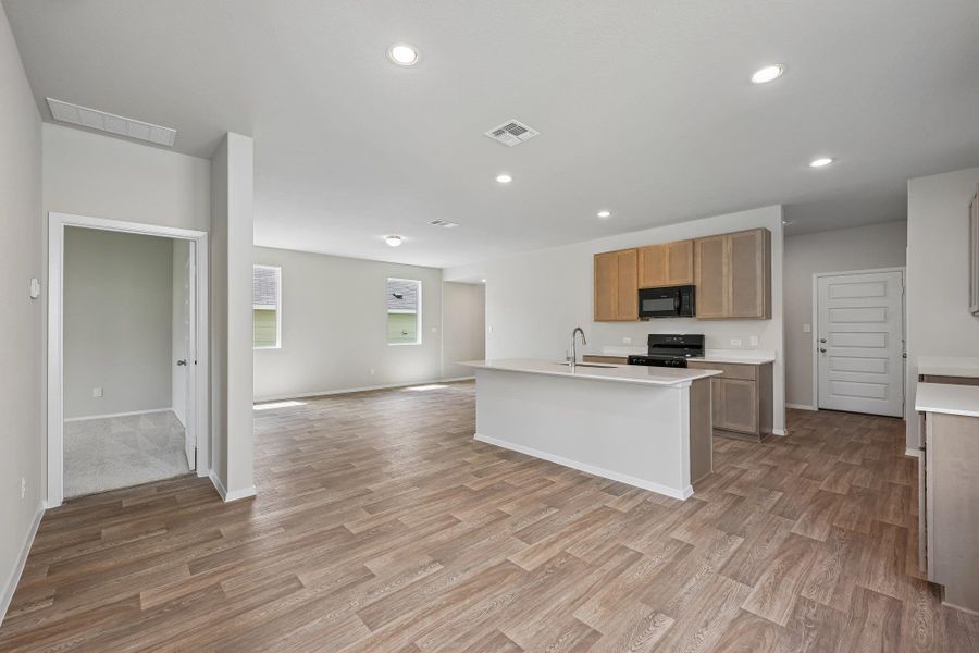 Furnished interior view inside a new home in Edgebrooke, Pflugerville (Image 6). Furnished interior view inside a new home in Edgebrooke, Pflugerville (Image 6).