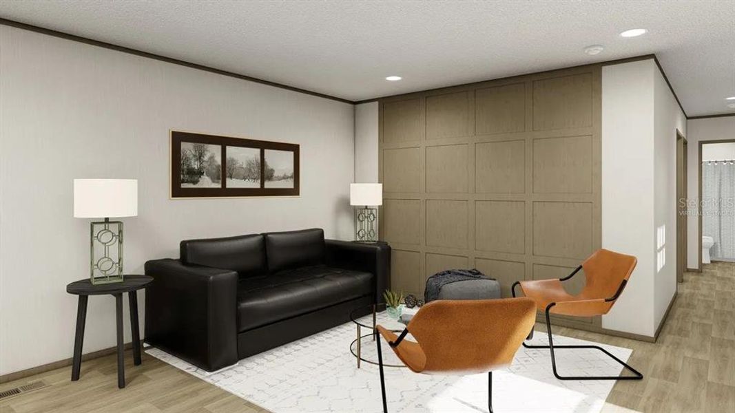 Furnished interior view inside a new home in , Deland (Image 9).