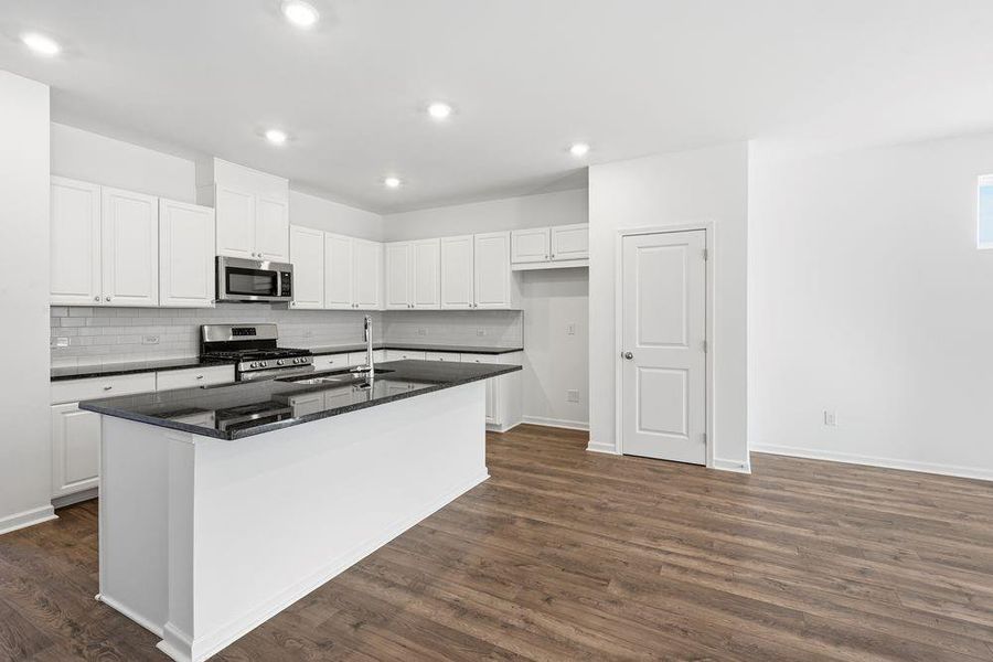 Furnished interior view inside a new home in Windance Lake, Loganville (Image 10).