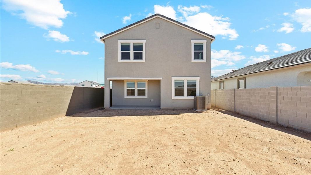 Exterior details and patio area of a home in Elena Trails, Maricopa (Image 3).