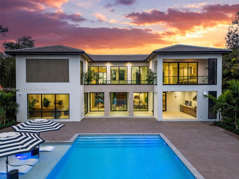 Exterior details and patio area of a home in , Miami (Image 30). Exterior details and patio area of a home in , Miami (Image 30).