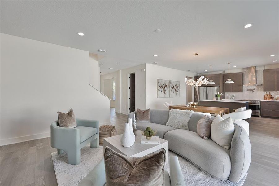 Furnished interior view inside a new home in , Tampa (Image 35).