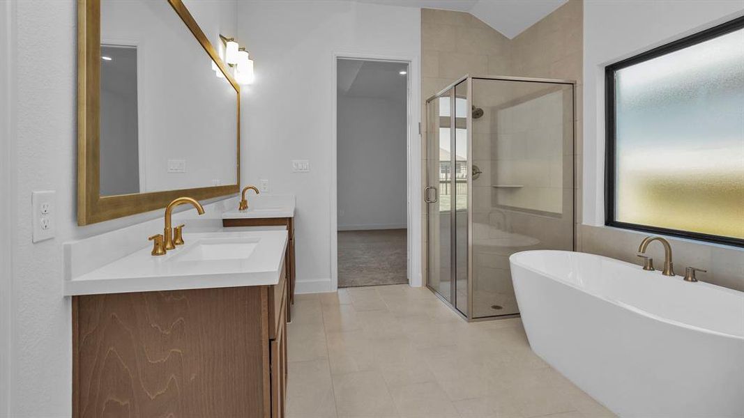 Furnished interior view inside a new home in Artavia 55' - Valencia, Conroe (Image 4). Furnished interior view inside a new home in Artavia 55' - Valencia, Conroe (Image 4).