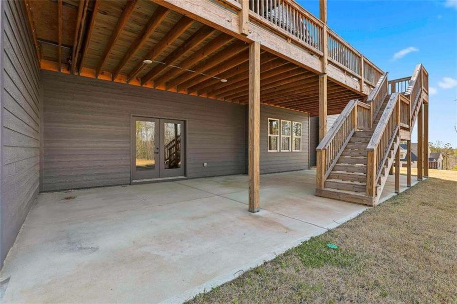 Exterior details and patio area of a home in , Newnan (Image 33).