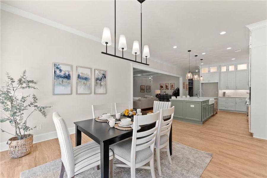 Furnished interior view inside a new home in , Gainesville (Image 54).