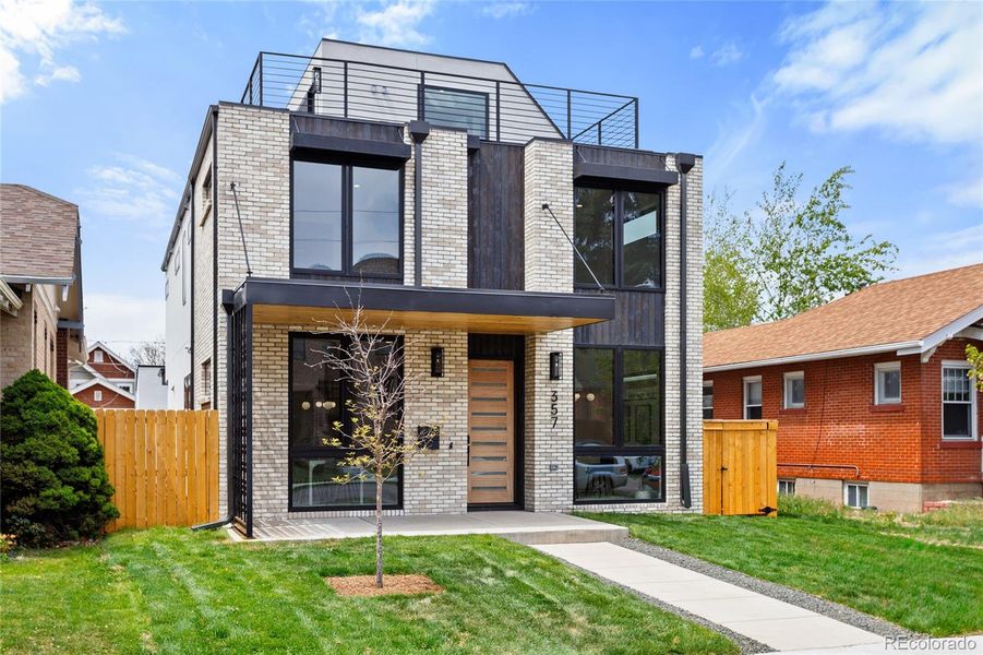 Front exterior of a new home in , Denver, CO, highlighting curb appeal (Image 26).