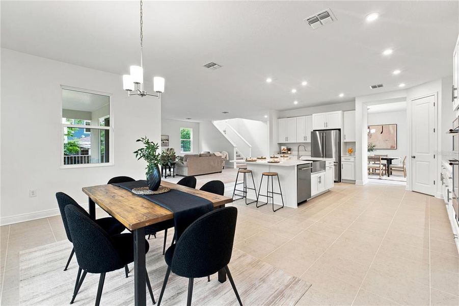 Furnished interior view inside a new home in , Tampa (Image 45).