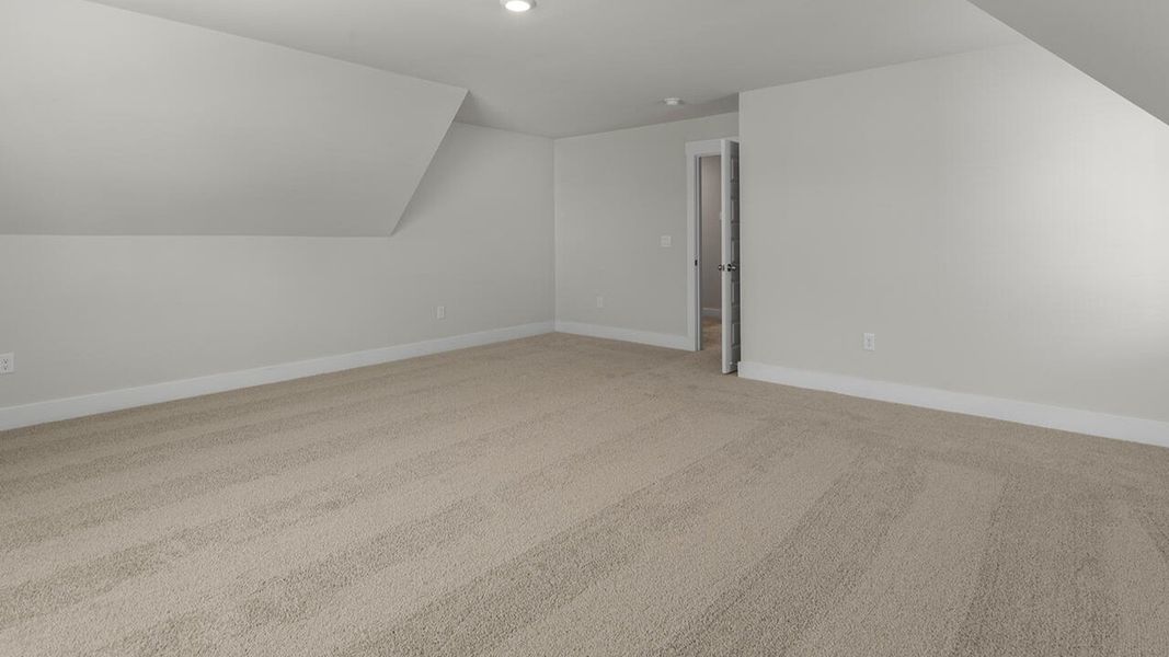 Spacious, unfurnished interior of a new home in Surfside Landing, Hubert (Image 35).
