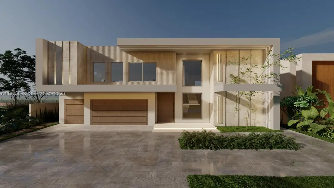 Front exterior of a new home in , Lighthouse Point, FL, highlighting curb appeal (Image 5).