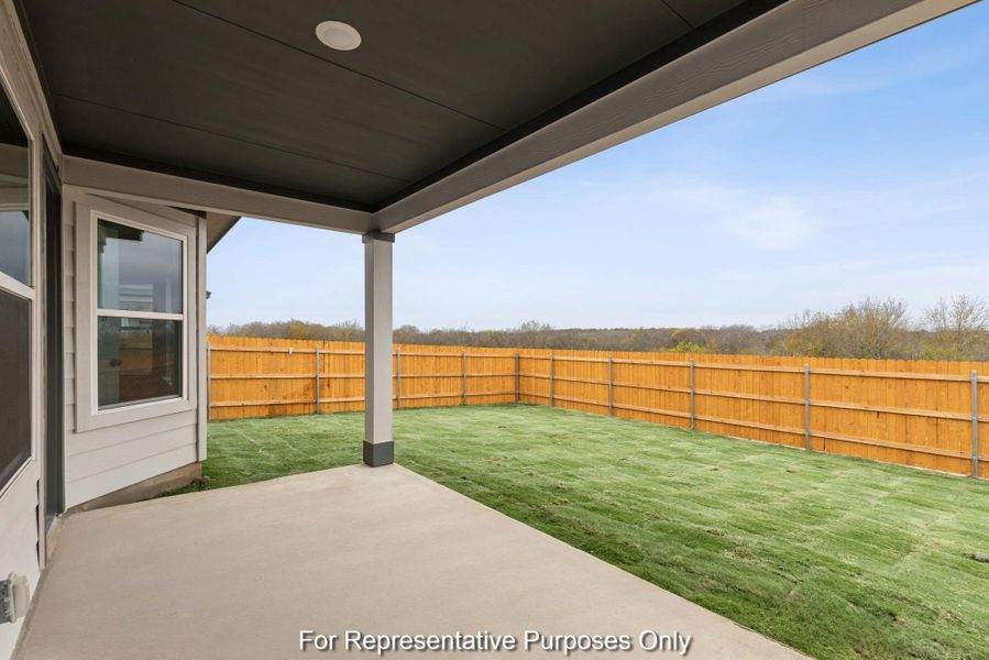 Exterior details and patio area of a home in Marble Creek Crossing, Austin (Image 2). Exterior details and patio area of a home in Marble Creek Crossing, Austin (Image 2).
