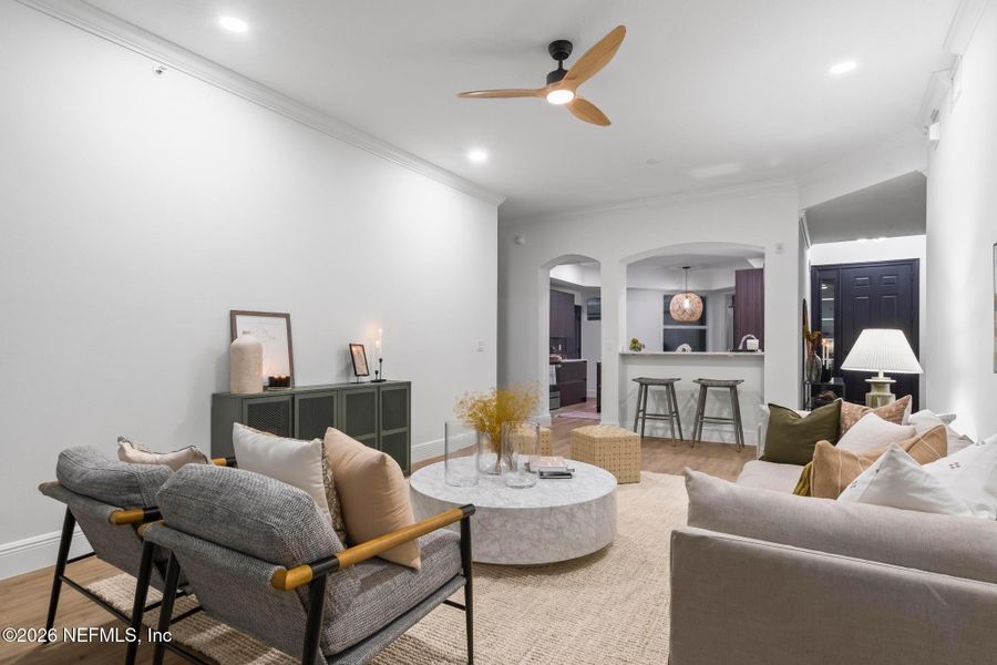 Furnished interior view inside a new home in , Palm Coast (Image 13).