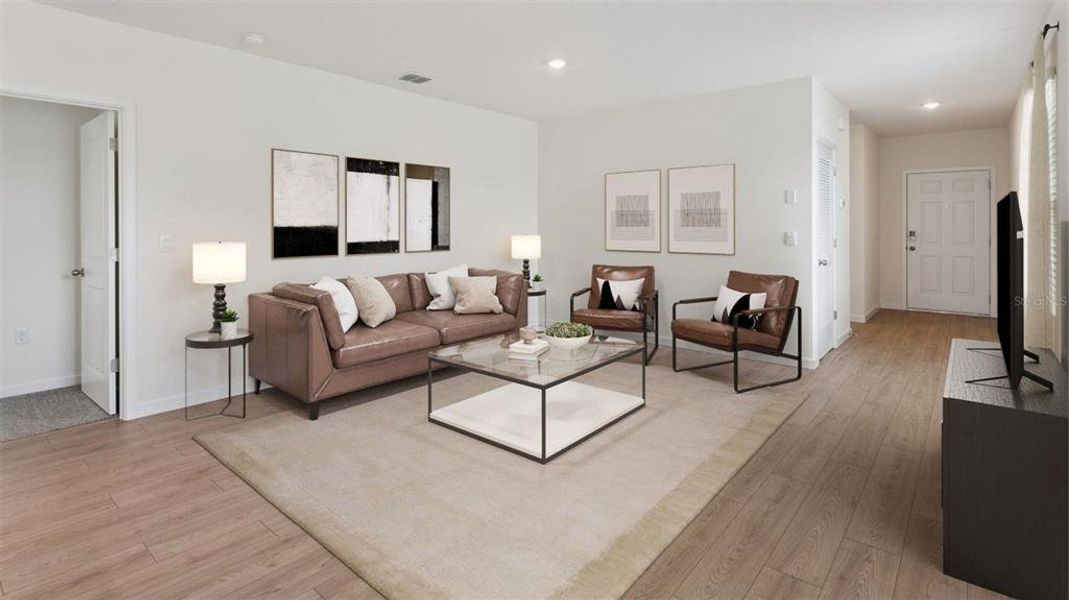 Furnished interior view inside a new home in Crossroads at Kelly Park, Apopka (Image 8).