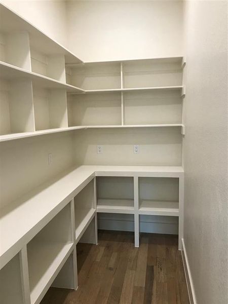 View of storage area