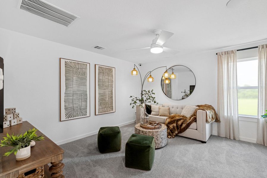 Versatile loft upstairs (*Photo not of actual home and used for illustration purposes only.)