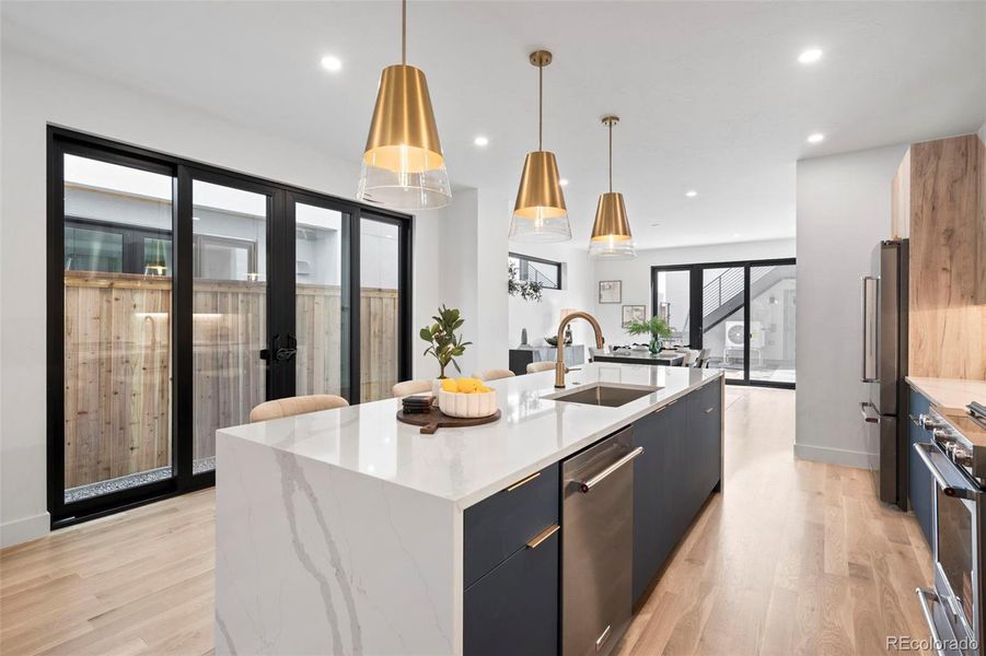Furnished interior view inside a new home in , Denver (Image 10).