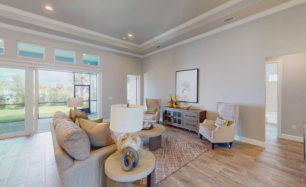 Furnished interior view inside a new home in Verona Oceanside, Ormond Beach (Image 9).