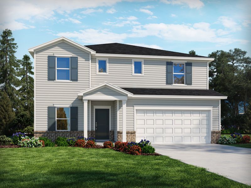 Front exterior of a home in the Waltons Grove community, located in Mount Juliet, TN (Image 12).