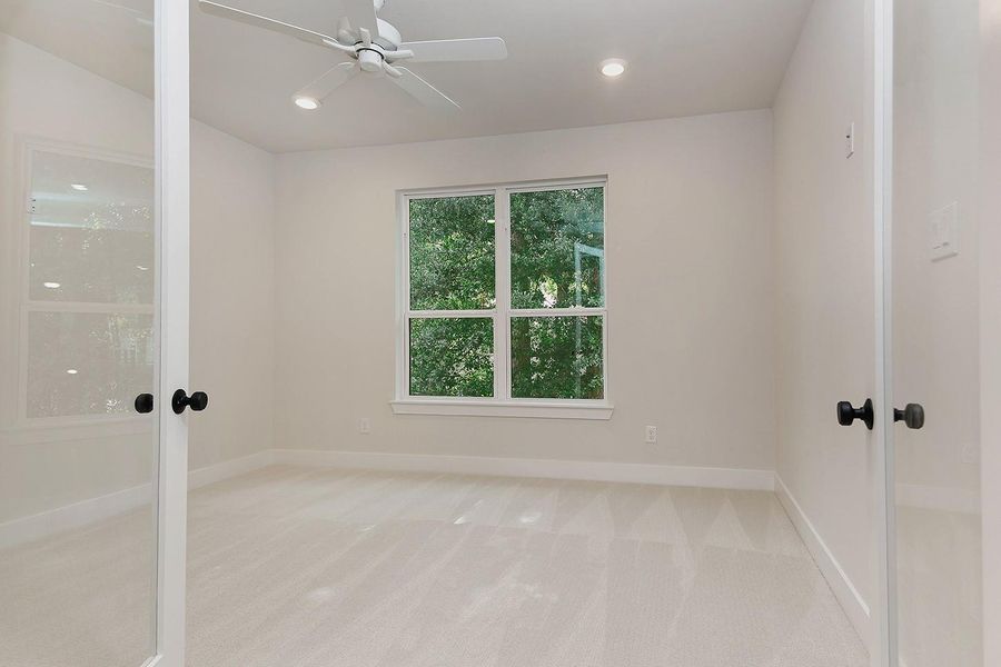 Spacious, unfurnished interior of a new home in , The Woodlands (Image 25). Spacious, unfurnished interior of a new home in , The Woodlands (Image 25).