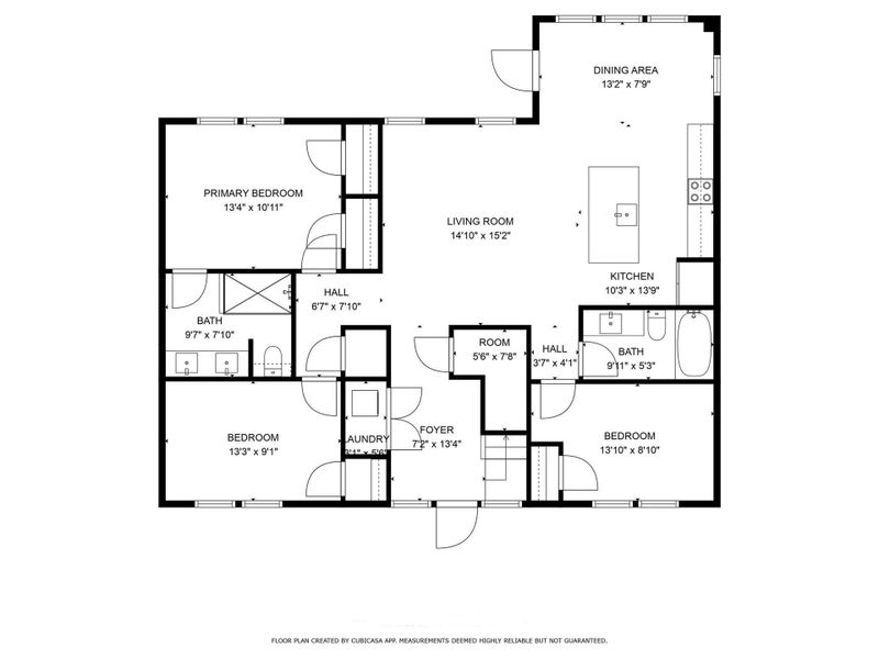 2D floor plan layout of this home in , Crystal Beach, TX (Image 4). 2D floor plan layout of this home in , Crystal Beach, TX (Image 4).