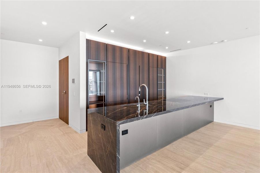 Furnished interior view inside a new home in , Miami (Image 11).