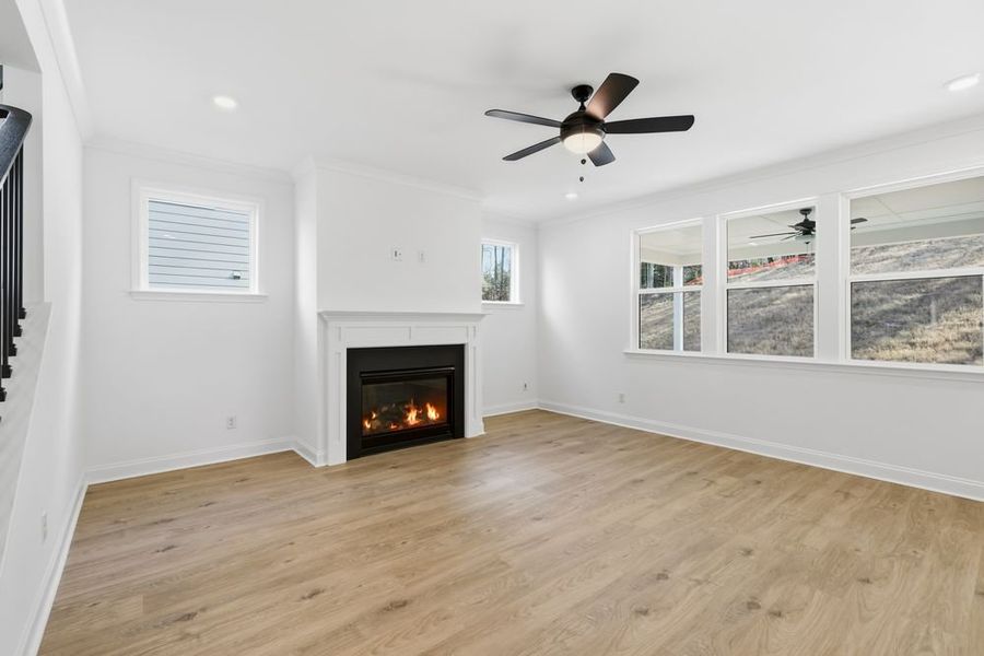 Representative unfurnished interior of a home built from the Stockbridge by Taylor Morrison in Watson Park, Snellville (Image 14).