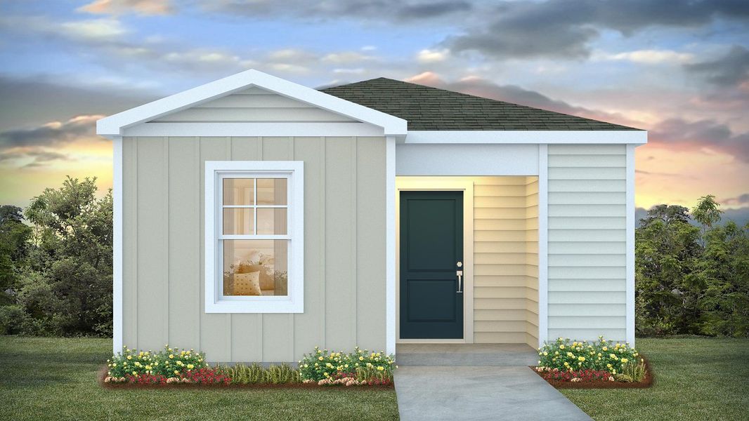 Representative exterior photo of a completed home built from the Hannah by D.R. Horton in The Park at Wilkinson, Orangeburg, SC (Image 18).