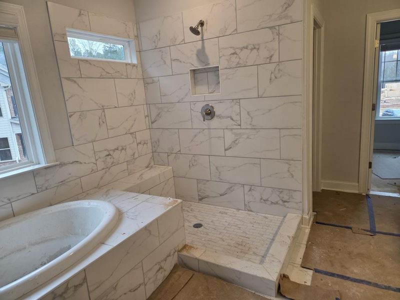 In-progress construction of a new home in Ruby Creek Estates, Atlanta, GA (Image 51).