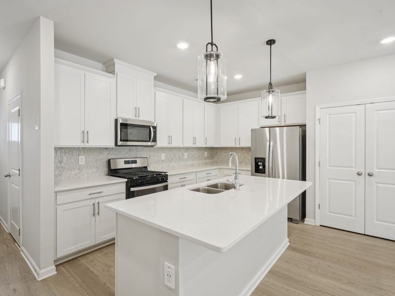 Furnished interior view inside a new home in Artisan Walk, Lawrenceville (Image 4).