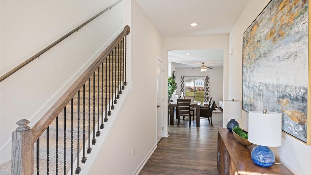 Furnished interior view inside a new home in Keebler Meadows, Johnson City (Image 11).