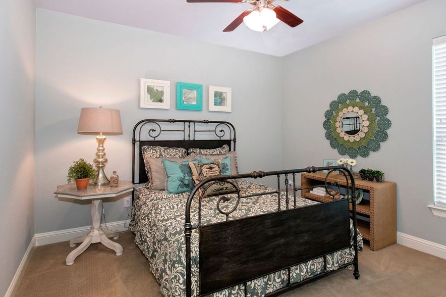 Representative furnished interior of a home built from the Oaks 3490 by Brohn Homes in Oaks at San Gabriel, Georgetown (Image 12).