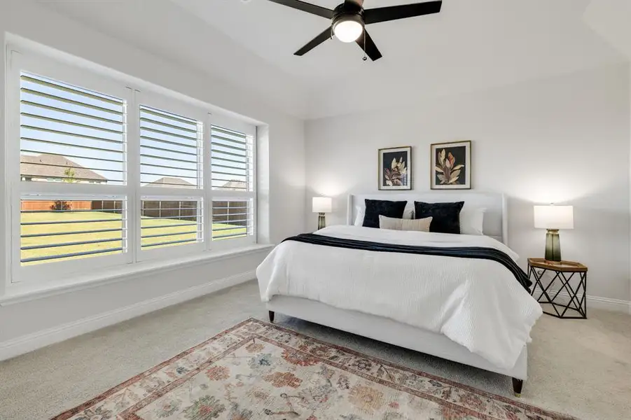 Furnished interior view inside a new home in Lovers Landing, Forney (Image 10).
