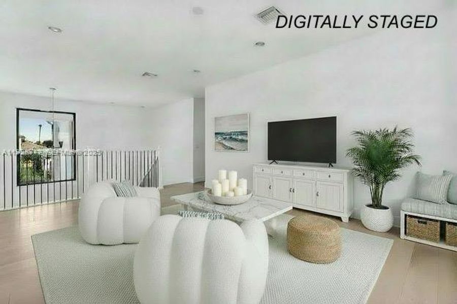 Furnished interior view inside a new home in Lotus Edge, Boca Raton (Image 7). Furnished interior view inside a new home in Lotus Edge, Boca Raton (Image 7).