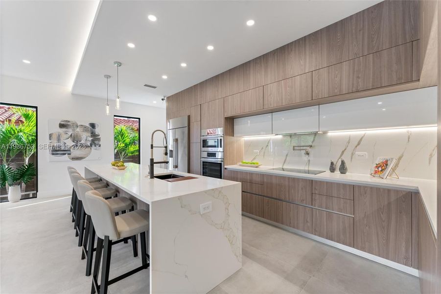 Furnished interior view inside a new home in , Fort Lauderdale (Image 12).