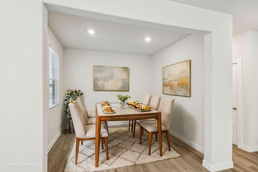 Photo is not of the actual home, but is an inspirational photo of builder’s model home and may depict options, furnishings, and/or decorator features that are not included