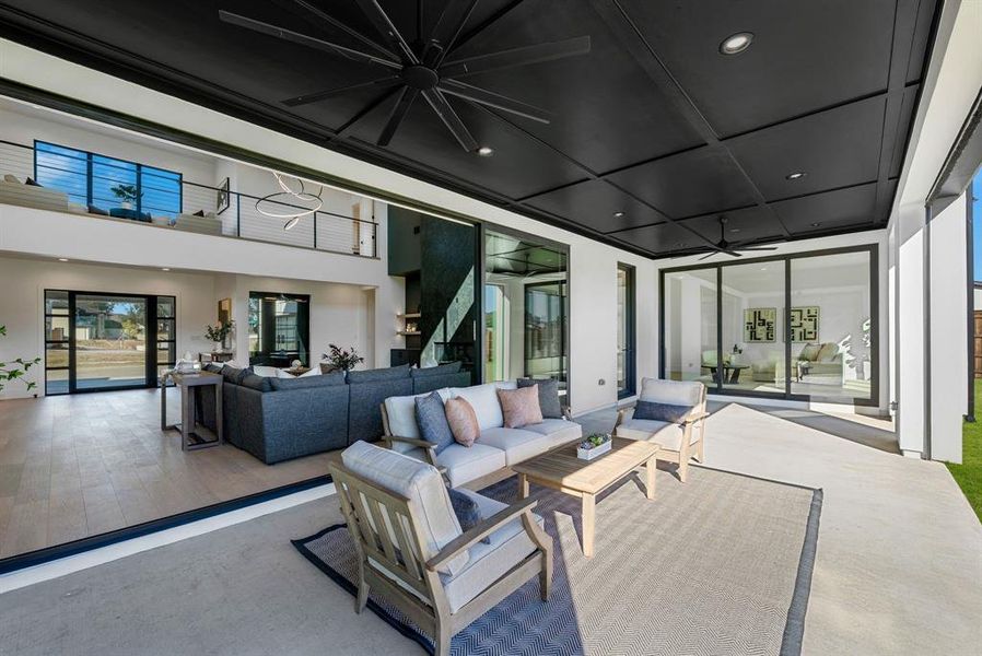 Exterior details and patio area of a home in , Prosper (Image 4).