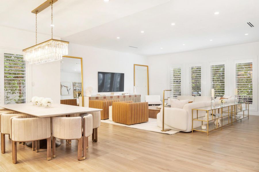 Furnished interior view inside a new home in , West Palm Beach (Image 9).