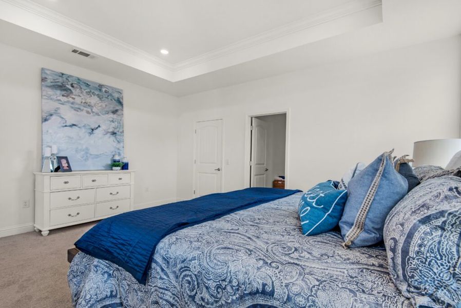 Representative furnished interior of a home built from the Cypress by Holiday Builders in Mahogany At Jubilee, Milton (Image 8).