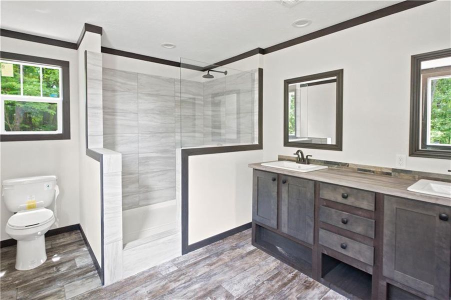 Furnished interior view inside a new home in , Rome (Image 9).