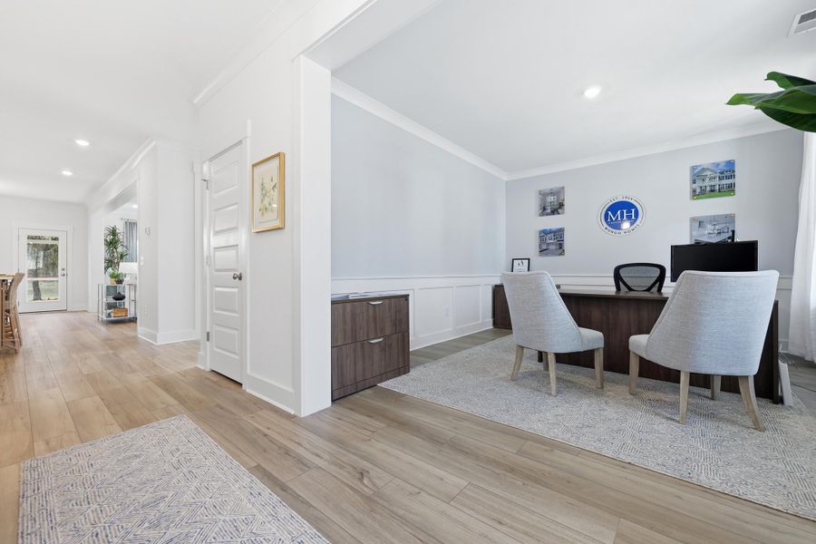 Furnished interior view inside a new home in , Summerville (Image 32).