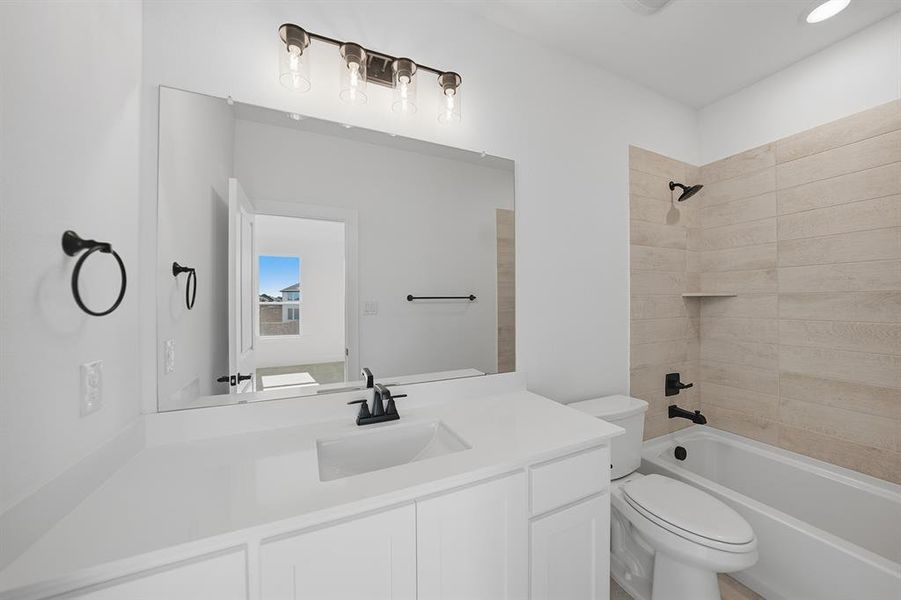 Furnished interior view inside a new home in Estates at Rockhill, Frisco (Image 6). Furnished interior view inside a new home in Estates at Rockhill, Frisco (Image 6).