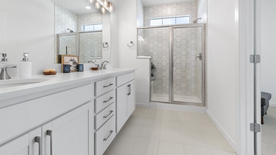 Furnished interior view inside a new home in Westerly, Erie (Image 7).