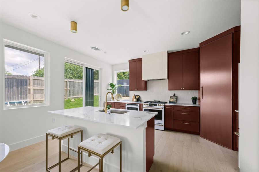 Furnished interior view inside a new home in , Austin (Image 14).