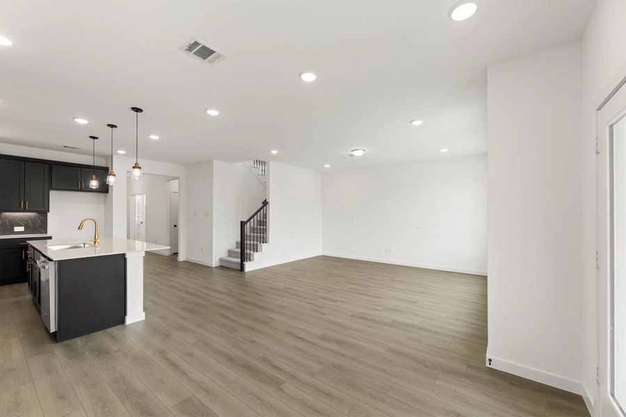Open Kitchen-Living-Dining Room Representative Photo